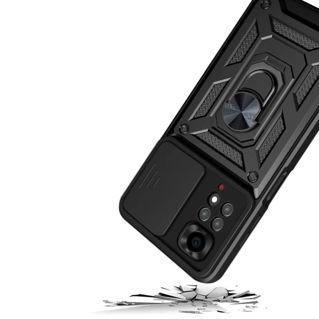 Чехол Tech-Protect Camshield Pro для Xiaomi Redmi Note 11 Pro/11 Pro 5G Black (9589046921988)