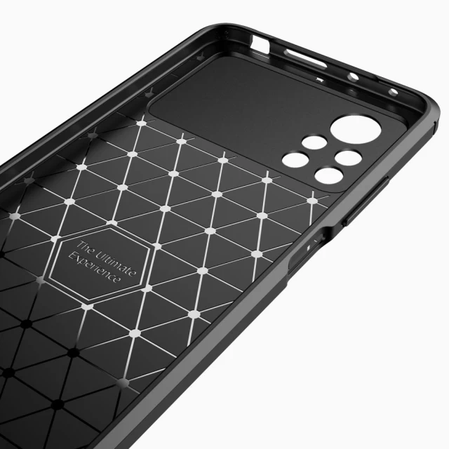 Чохол Tech-Protect TpuCarbon для Xiaomi Poco X4 Pro 5G Black (9589046922152)