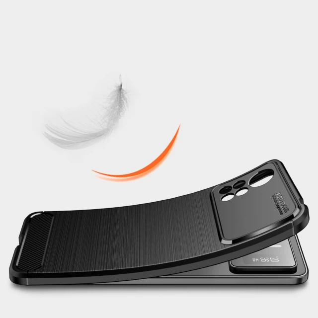 Чохол Tech-Protect TpuCarbon для Xiaomi Poco X4 Pro 5G Black (9589046922152)