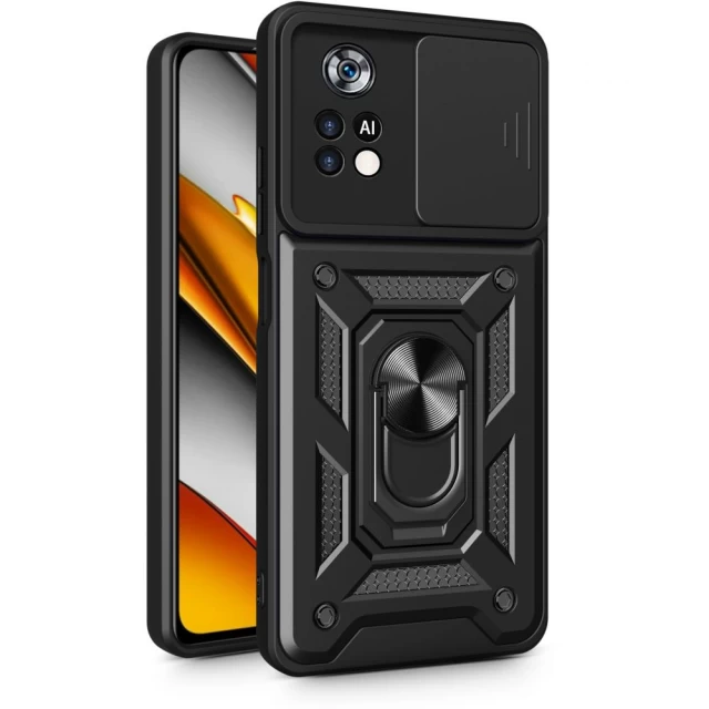 Чохол Tech-Protect Camshield Pro для Xiaomi Poco X4 Pro 5G Black (9589046922183)