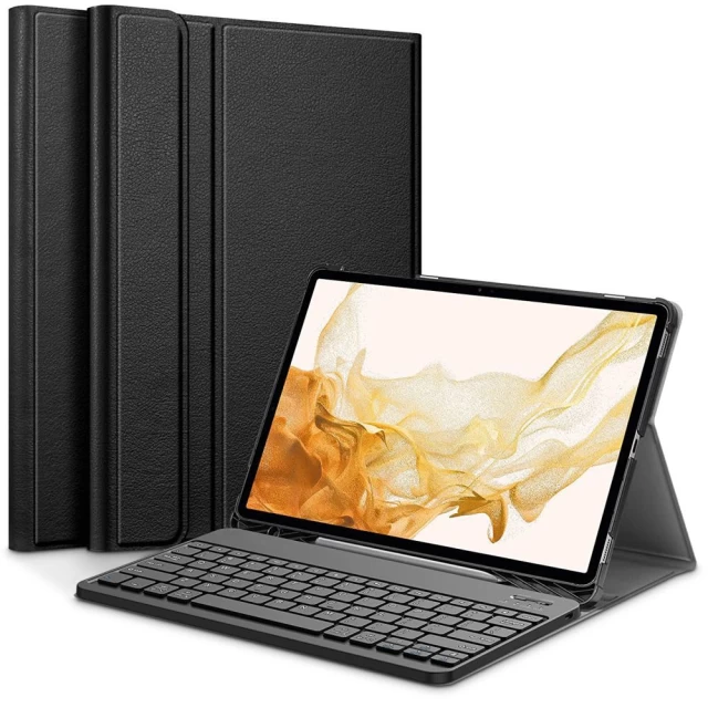 Чехол-клавиатура Tech-Protect Smart Сase Pen and Keyboard для Samsung Galaxy Tab A8 10.5 X200 | X205 Black (9589046922473)