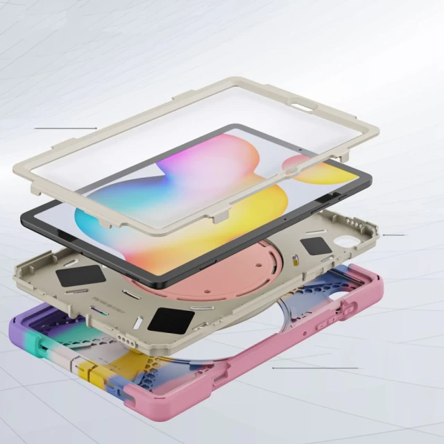 Чехол Tech-Protect X-Armor для Samsung Galaxy Tab S6 Lite 10.4 2020 | 2022 Baby Color (9589046922916)