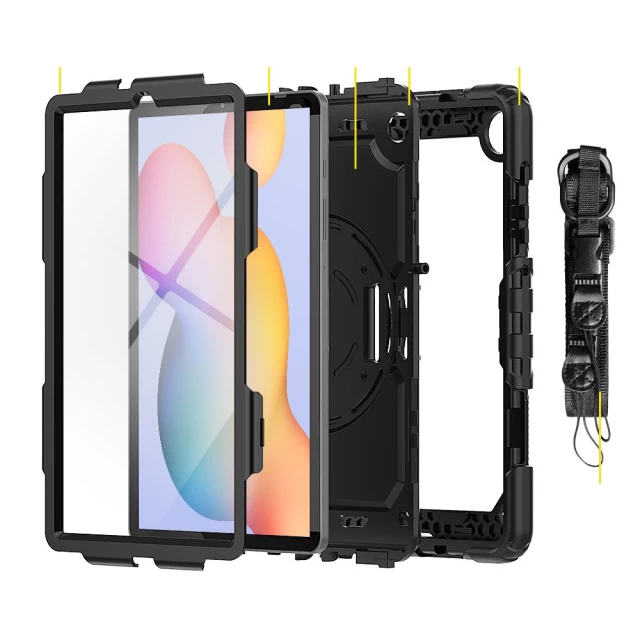 Чехол Tech-Protect Solid360 для Samsung Galaxy Tab S6 Lite 10.4 2020 | 2022 Black (9589046922923)