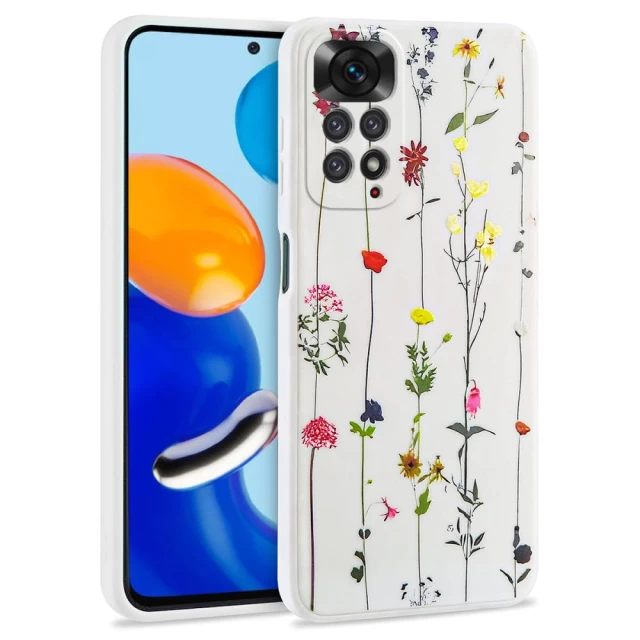 Чехол Tech-Protect Mood для Xiaomi Redmi Note 11/11S Garden White (9589046923128)