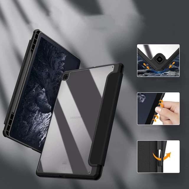 Чехол Tech-Protect Smart Case Hybrid для Samsung Galaxy Tab S6 Lite 10.4 2020 | 2022 Black (9589046923197)