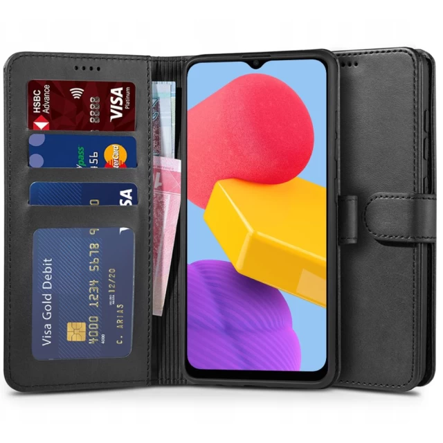 Чехол Tech-Protect Wallet для Samsung Galaxy M13 Black (9589046923678)