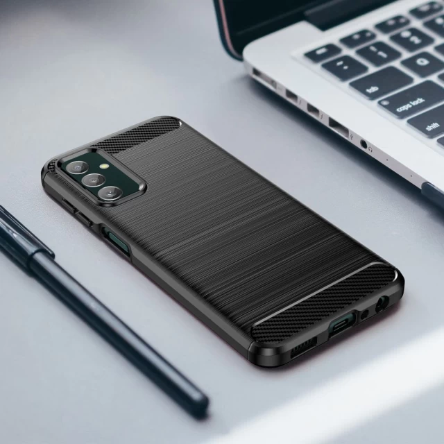 Чехол Tech-Protect TpuCarbon для Samsung Galaxy M13 Black (9589046923746)