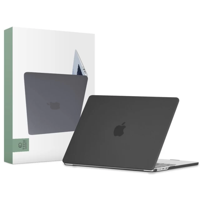 Чехол Tech-Protect Smartshell для MacBook Air M2 13.6 (2022) Matte Black (9589046924064)