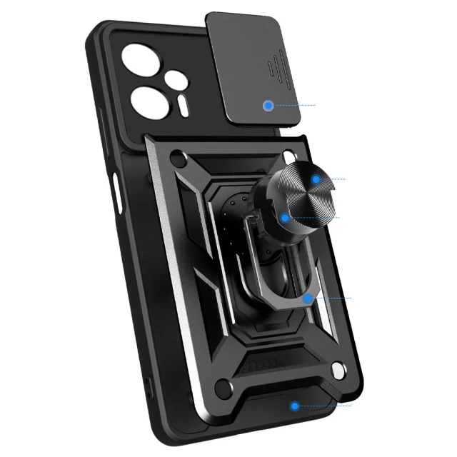 Чохол Tech-Protect Camshield Pro для Xiaomi Poco X4 GT Black (9589046924347)