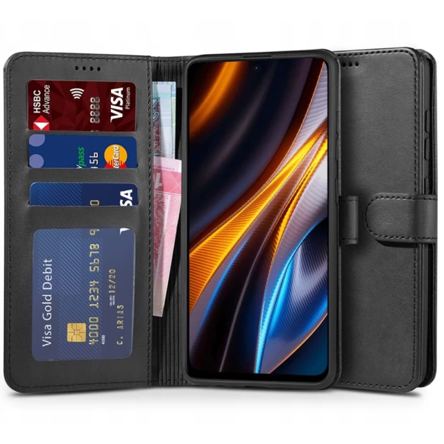 Чохол Tech-Protect Wallet для Xiaomi Poco X4 GT Black (9589046924361)