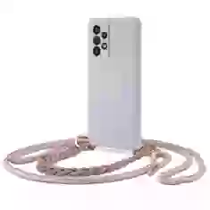 Чохол Tech-Protect Icon Chain для Samsung Galaxy A53 5G with Cord Violet (9589046924965)