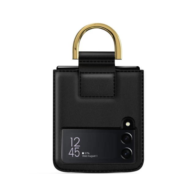 Чехол Tech-Protect Wallet Chain для Samsung Galaxy Flip4 (F721) Black (9589046926419)
