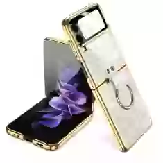 Чохол Tech-Protect Mood Ring для Samsung Galaxy Flip4 (F721) White/Gold (9589046926648)