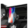 Автодержатель с функцией беспроводной зарядки Tech-Protect X05 Vent Car Mount Wireless Charger 15W Black (9589046926754)