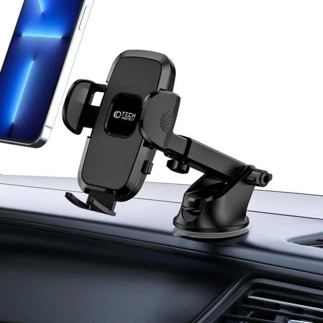 Автотримач Tech-Protect V3 Universal Windshield Dashboard Car Mount Black (9589046926778)