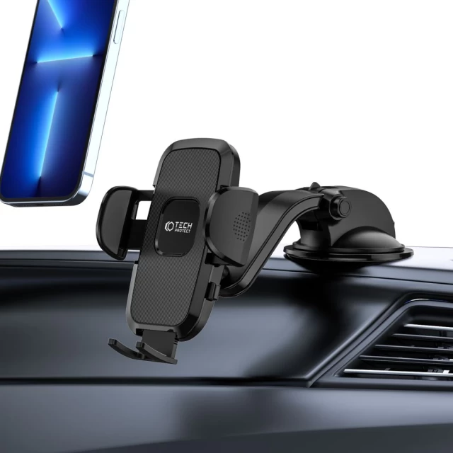 Автотримач Tech-Protect V3 Universal Dashboard Car Mount Black (9589046926785)