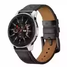 Ремінець Tech-Protect Leather для Samsung Galaxy Watch 46 mm Black (99123321)