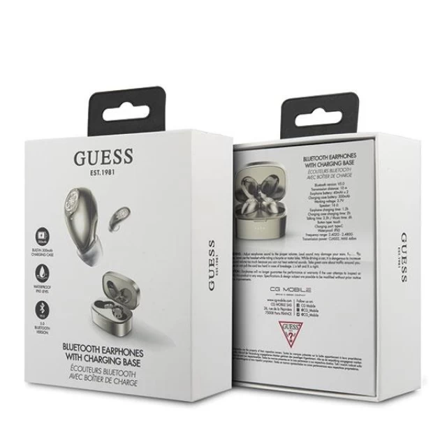 Наушники Guess 4G TWS Bluetooth Gold (GUTWSJL4GGO)