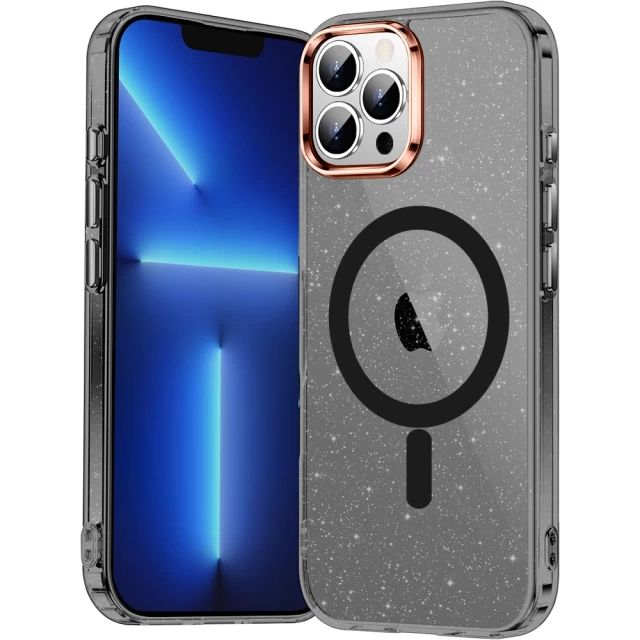 Чохол Proove Cuprum Case для iPhone 13 Pro Max Black with Magnetic Ring (6901124581946)