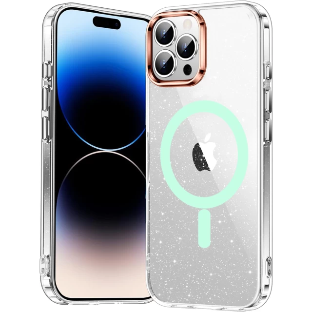 Чохол Proove Cuprum Case для iPhone 14 Pro Max Mint with Magnetic Ring (6901123545123)