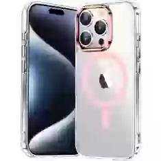 Чохол Proove Cuprum Case для iPhone 15 Pro Pink with Magnetic Ring (6901129608570)