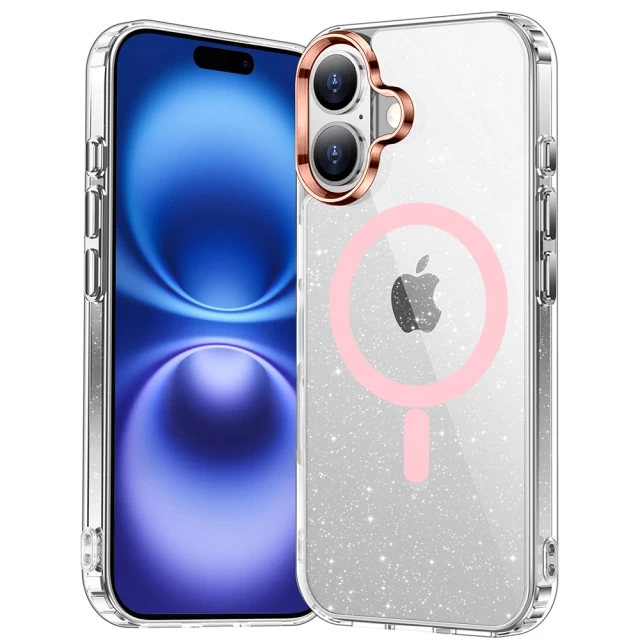 Чохол Proove Cuprum Case для iPhone 16 Pink with Magnetic Ring (6901122713066)