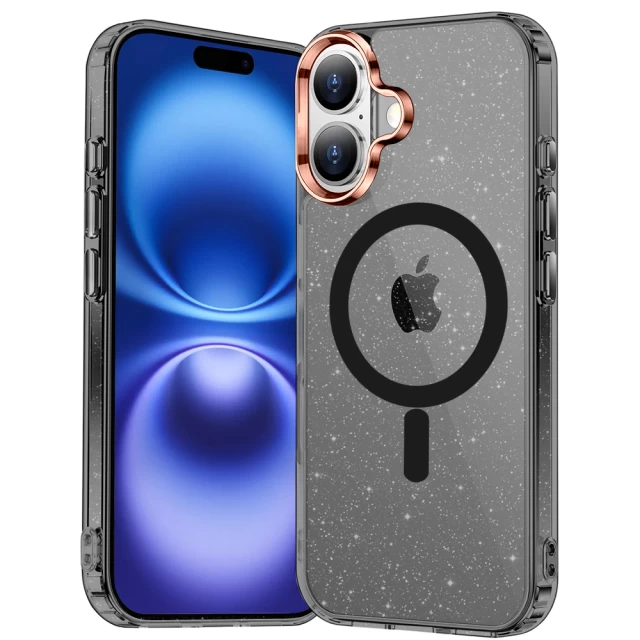 Чохол Proove Cuprum Case для iPhone 16 Black with Magnetic Ring (6901126864962)