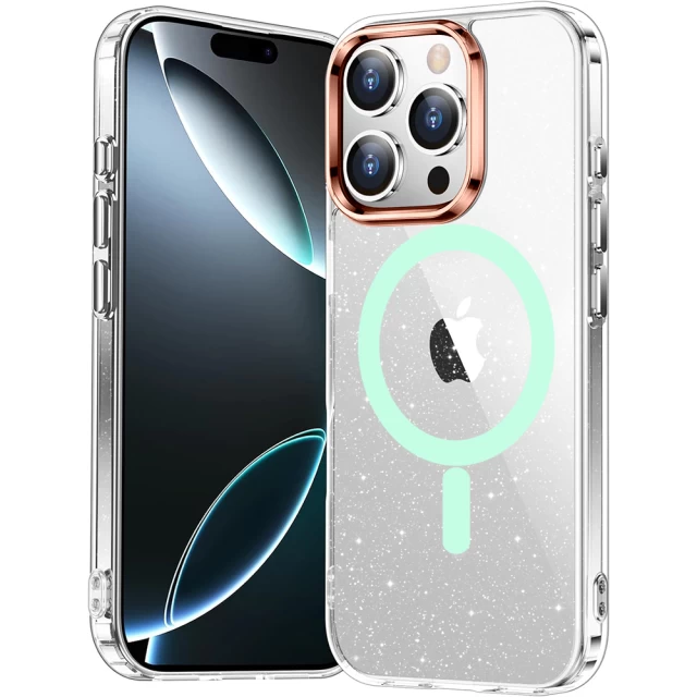 Чехол Proove Cuprum Case для iPhone 16 Pro Max Mint with Magnetic Ring (6901124188169)