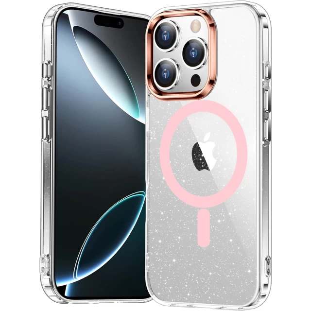 Чохол Proove Cuprum Case для iPhone 16 Pro Max Pink with Magnetic Ring (6901126241336)