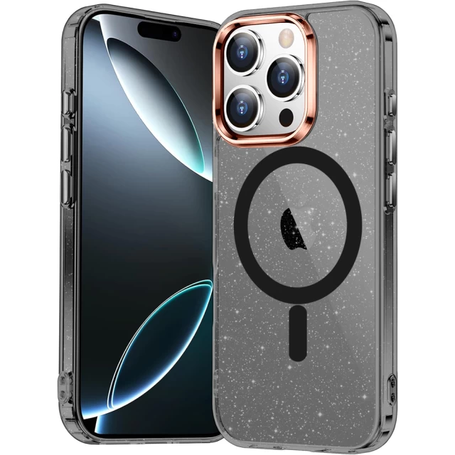 Чохол Proove Cuprum Case для iPhone 16 Pro Max Black with Magnetic Ring (6901121322610)