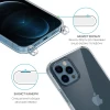 Чехол Upex Crossbody Protection Case для iPhone SE 2020 | 8 | 7 Crystal with Aide Melanger and Casquette Silver (UP101031)