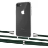 Чохол Upex Crossbody Protection Case для iPhone SE 2020 | 8 | 7 Crystal with Aide Cyprus Green and Casquette Silver (UP101009)