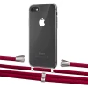 Чехол Upex Crossbody Protection Case для iPhone SE 2020 | 8 | 7 Crystal with Aide Chili Pepper and Casquette Silver (UP101013)