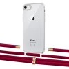 Чехол Upex Crossbody Protection Case для iPhone SE 2020 | 8 | 7 Crystal with Aide Chili Pepper and Cap Gold (UP101118)
