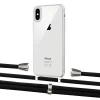 Чехол Upex Crossbody Protection Case для iPhone XS | X Crystal with Aide Black and Casquette Silver (UP101561)