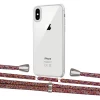 Чехол Upex Crossbody Protection Case для iPhone XS Max Crystal with Aide Melanger and Casquette Silver (UP102151)