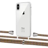 Чехол Upex Crossbody Protection Case для iPhone XS Max Crystal with Aide Couleur Vintage and Casquette Silver (UP102153)