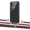 Чохол Upex Crossbody Protection Case для iPhone XS Max Crystal with Aide Burgundy Camouflage and Casquette Gold (UP102181)
