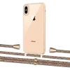 Чехол Upex Crossbody Protection Case для iPhone XS | X Crystal with Aide Confondre and Casquette Gold (UP101627)