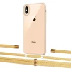 Чехол Upex Crossbody Protection Case для iPhone XS Max Crystal with Aide Banana and Cap Gold (UP102243)