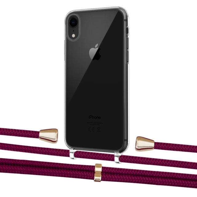 Чехол Upex Crossbody Protection Case для iPhone XR Crystal with Aide Byzantine and Casquette Gold (UP101880)