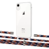 Чехол Upex Crossbody Protection Case для iPhone XR Crystal with Aide Orange Azure and Cap Silver (UP101935)