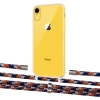 Чохол Upex Crossbody Protection Case для iPhone XR Crystal with Aide Orange Azure and Cap Silver (UP101935)