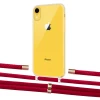 Чехол Upex Crossbody Protection Case для iPhone XR Crystal with Aide Red and Cap Gold (UP101947)