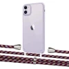 Чехол Upex Crossbody Protection Case для iPhone 11 Crystal with Aide Burgundy Camouflage and Casquette Silver (UP102426)