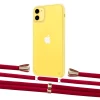 Чохол Upex Crossbody Protection Case для iPhone 11 Crystal with Aide Red and Casquette Gold (UP102437)