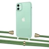 Чохол Upex Crossbody Protection Case для iPhone 11 Crystal with Aide Mint and Casquette Gold (UP102445)