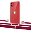 Чехол Upex Crossbody Protection Case для iPhone 11 Crystal with Aide Chili Pepper and Casquette Gold (UP102448)