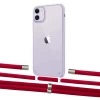 Чохол Upex Crossbody Protection Case для iPhone 11 Crystal with Aide Red and Cap Silver (UP102472)