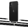Чохол Upex Crossbody Protection Case для iPhone 11 Crystal with Aide Black Dots and Cap Silver (UP102490)